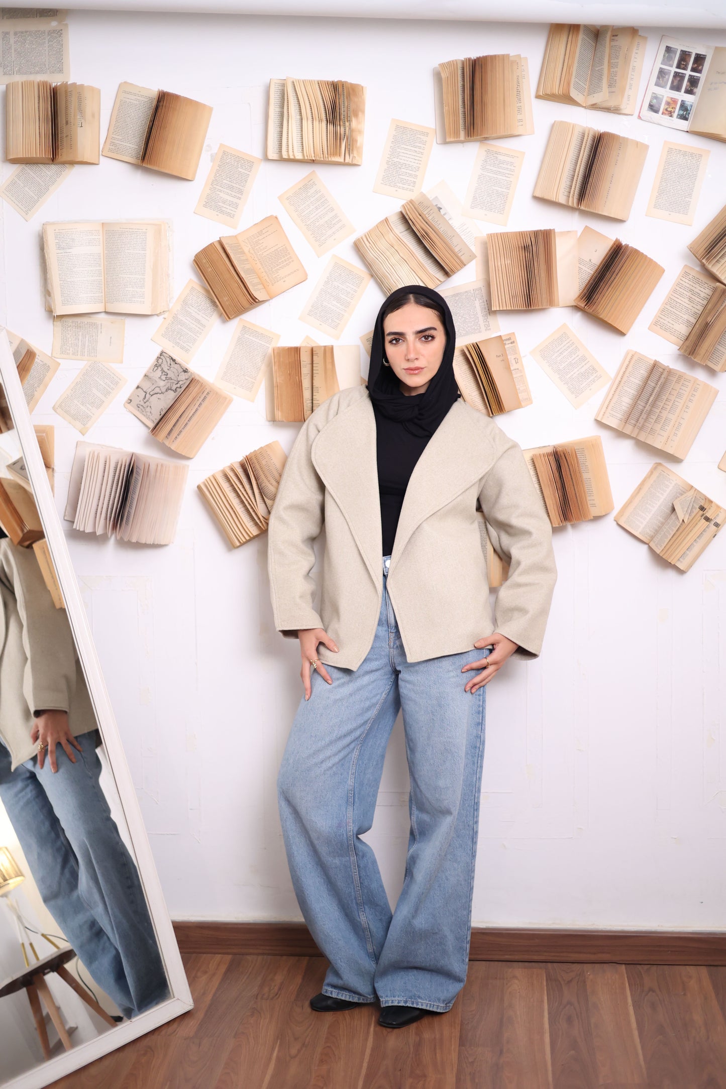 Long Sleeve wool Jacket