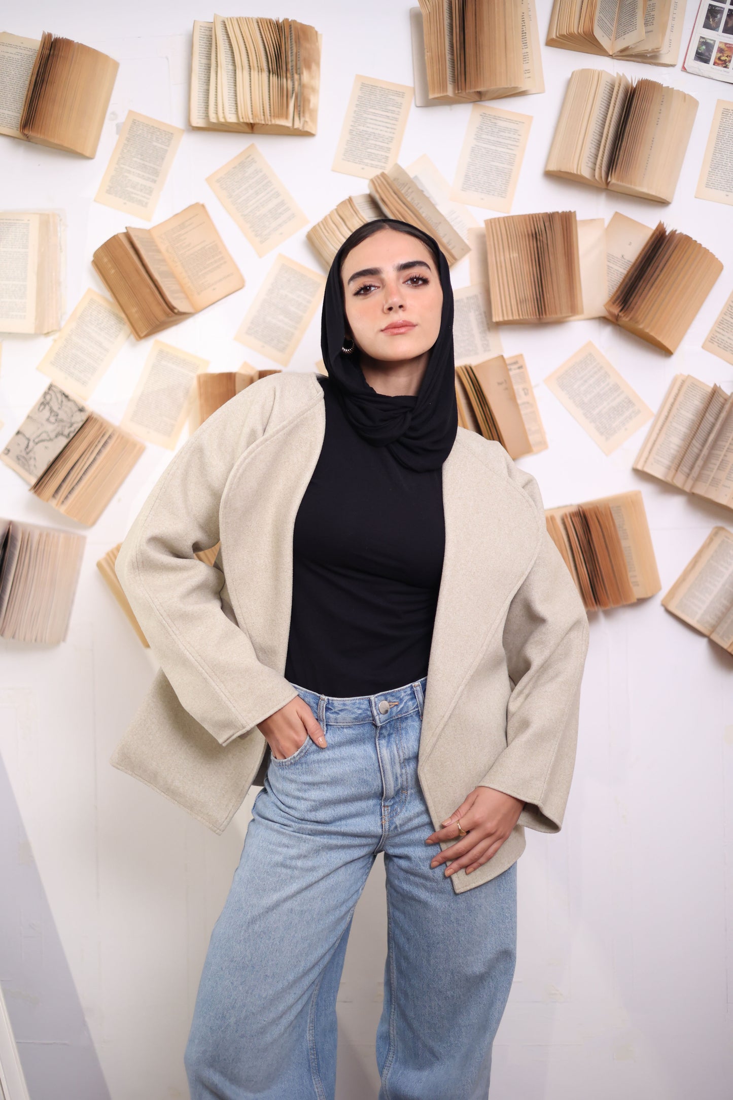Long Sleeve wool Jacket