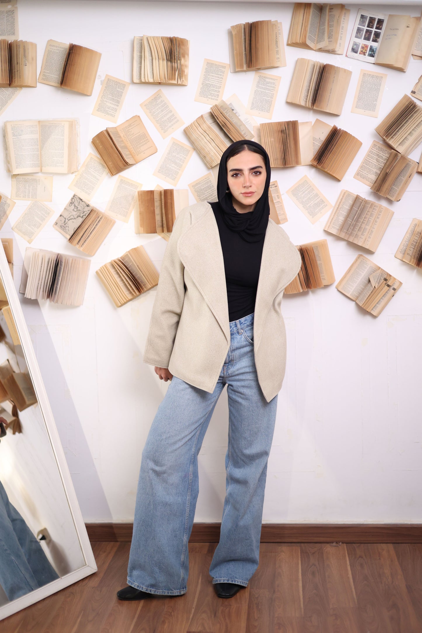 Long Sleeve wool Jacket