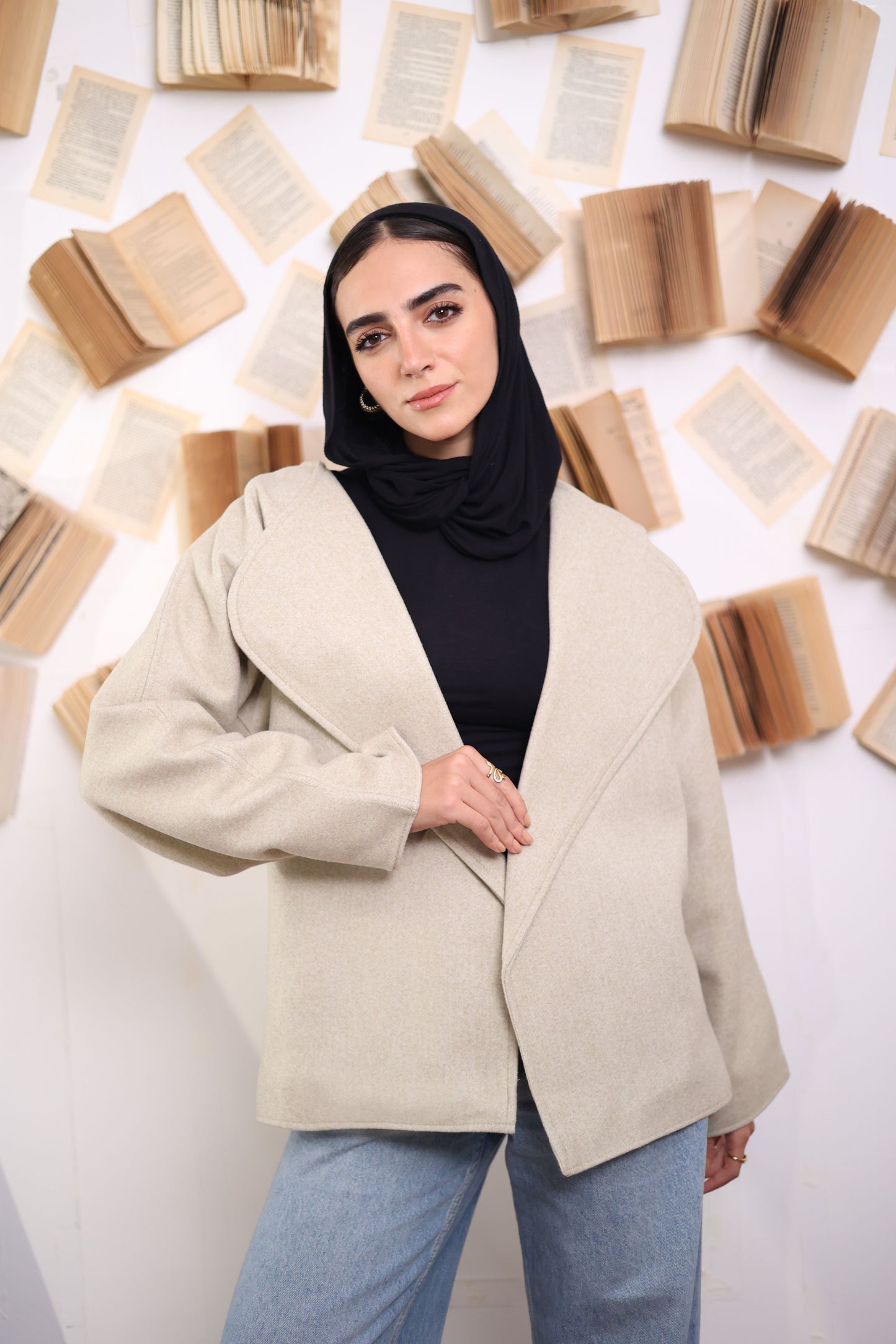Long Sleeve wool Jacket