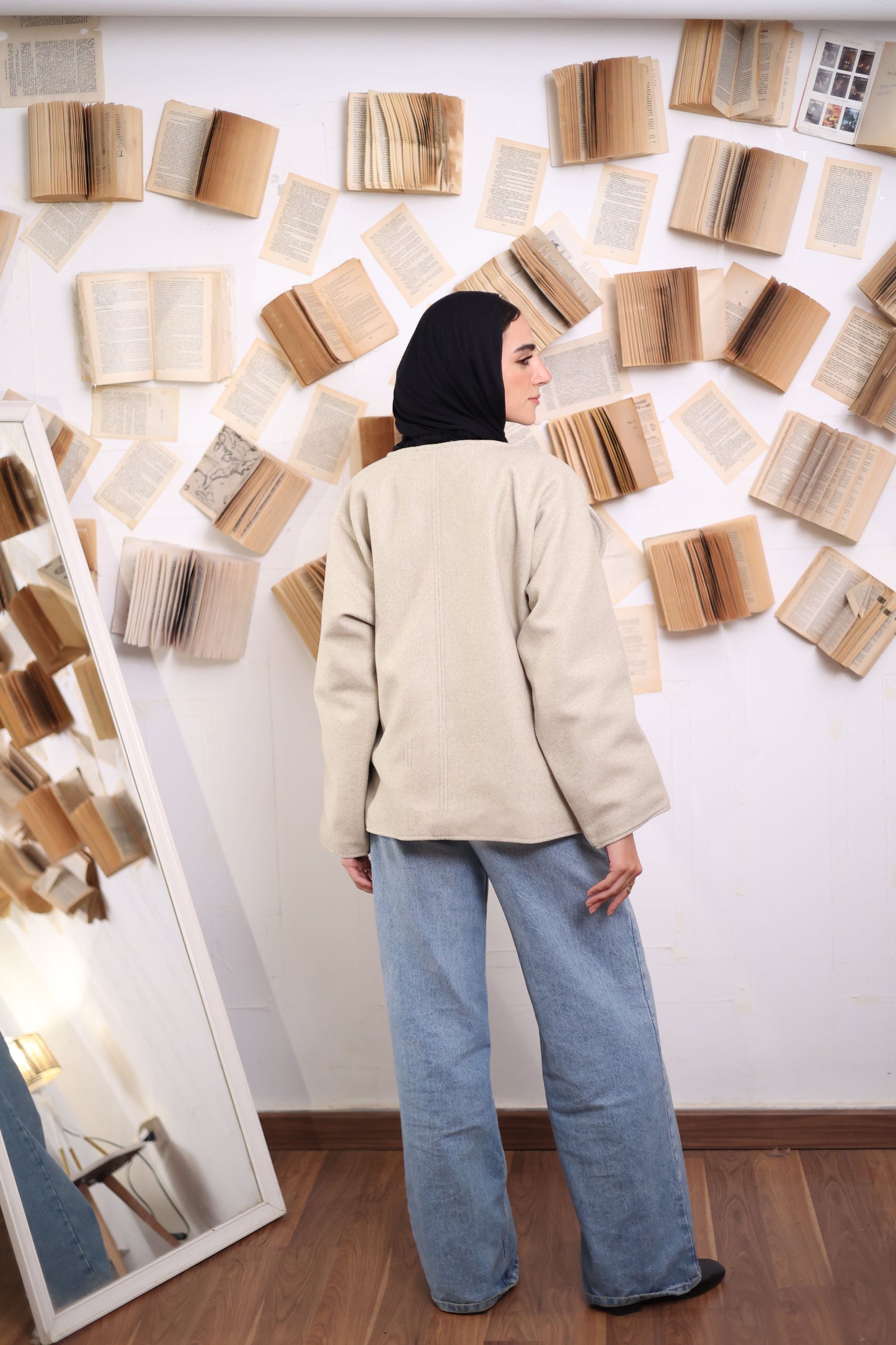 Long Sleeve wool Jacket