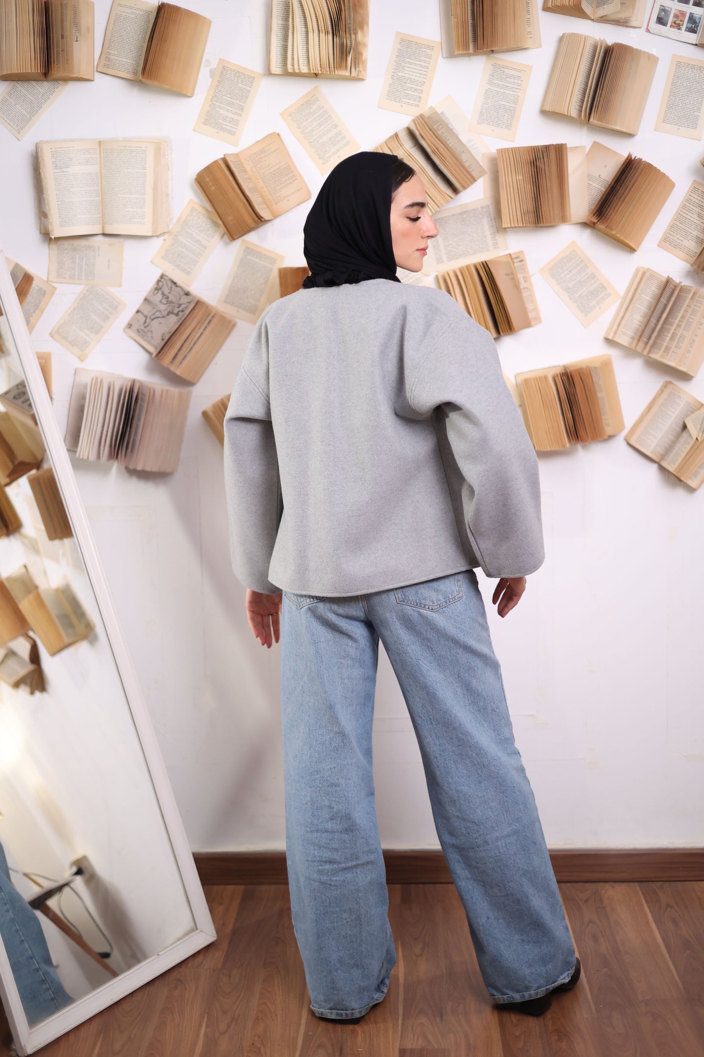 Long Sleeve wool Jacket