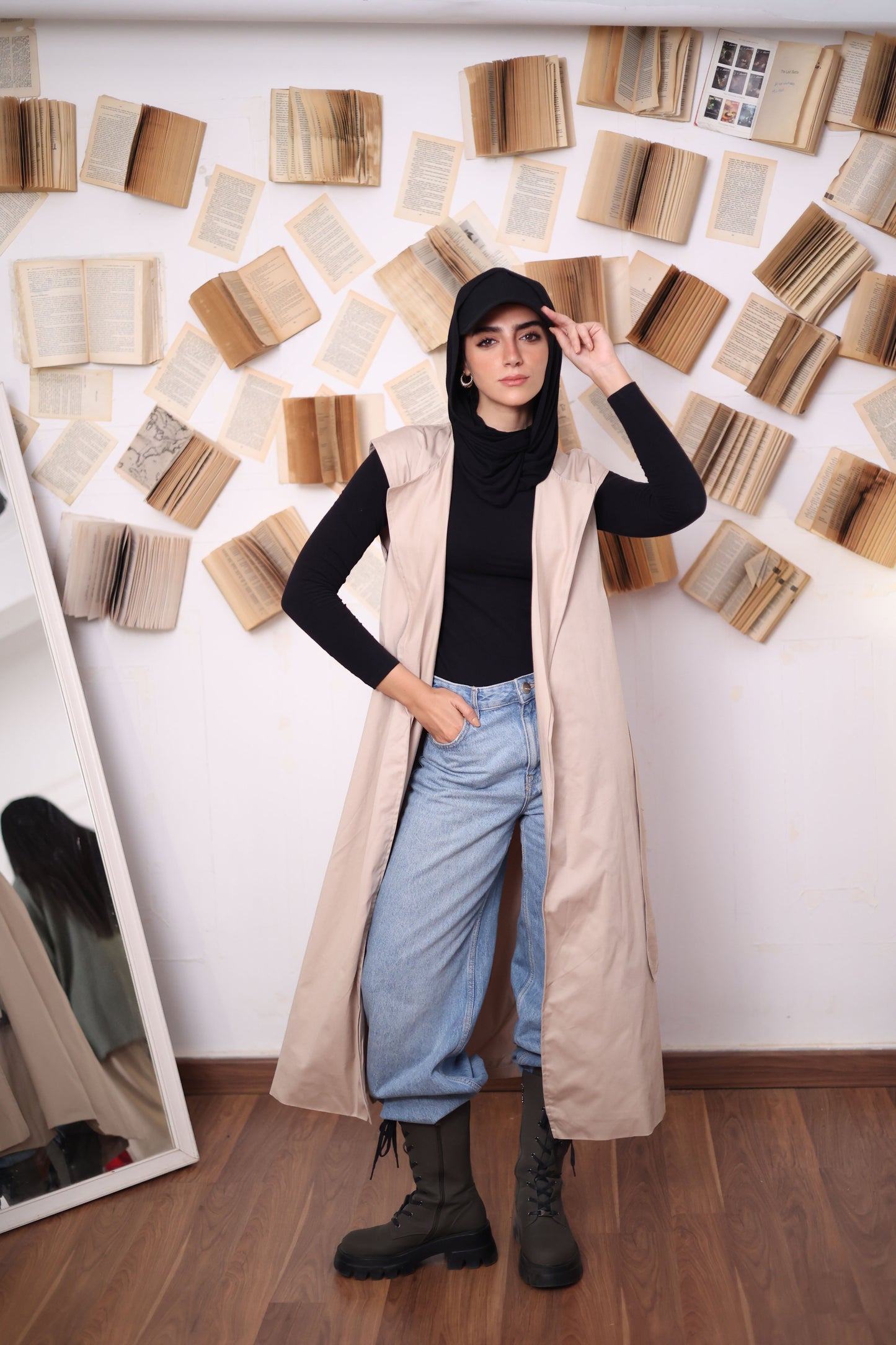 Sleeveless Trench Vest