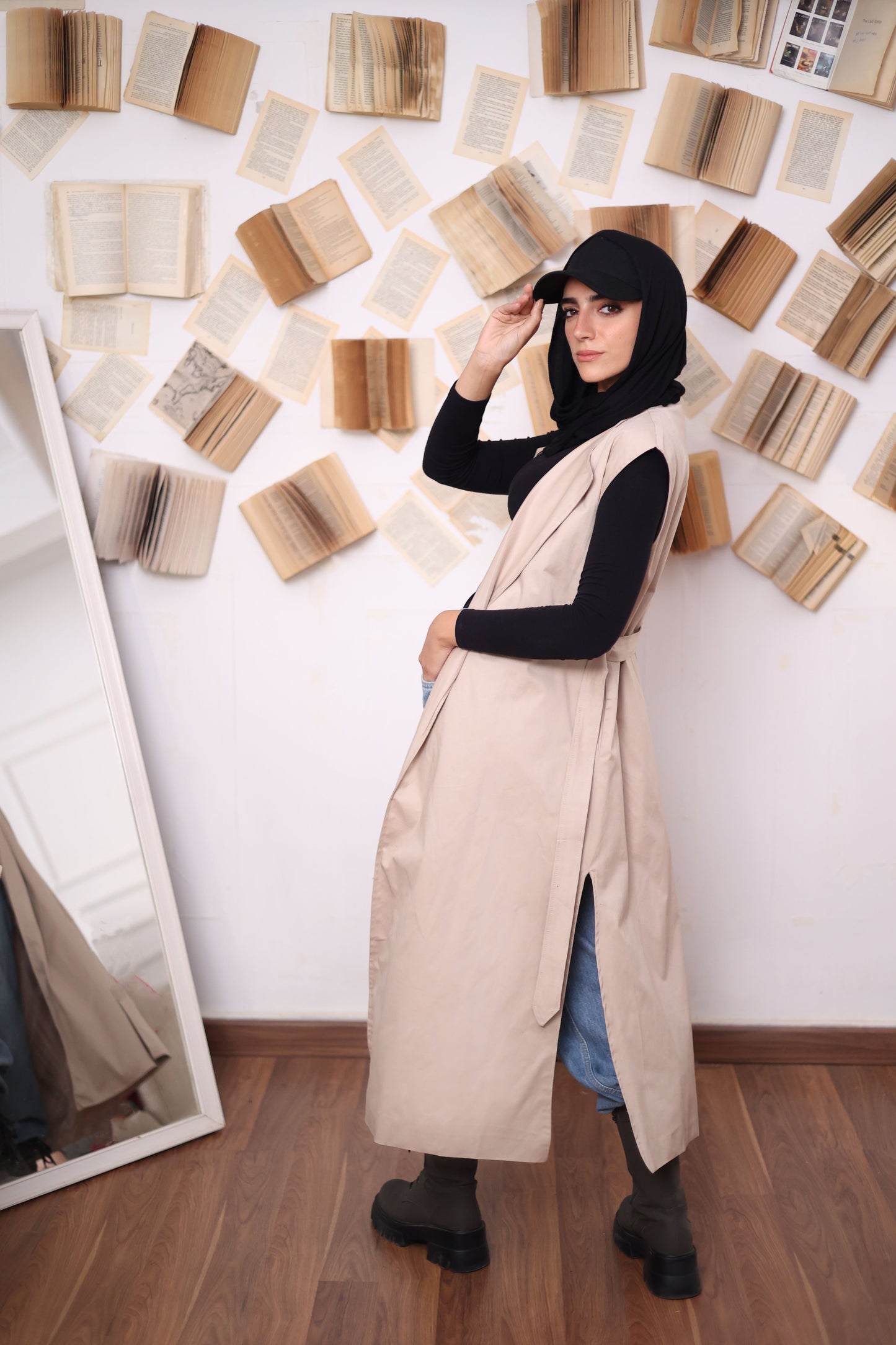 Sleeveless Trench Vest