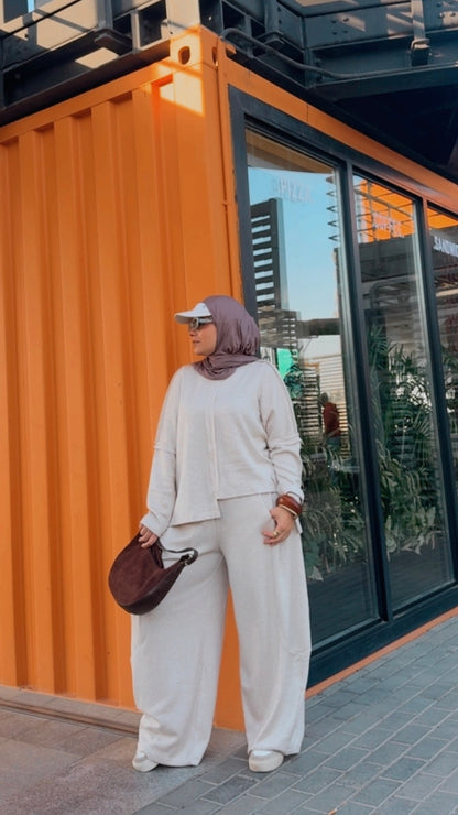The Cozy Knit Set - Off White
