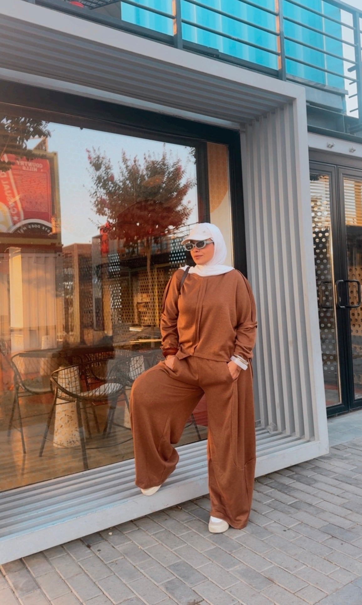 The Cozy Knit Set - Toffee Brown