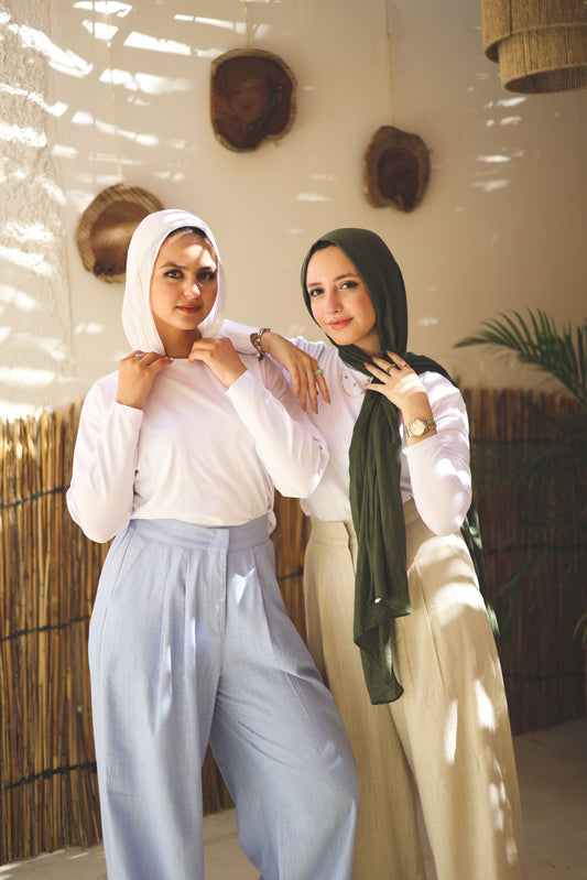 Long Basic top sleeved