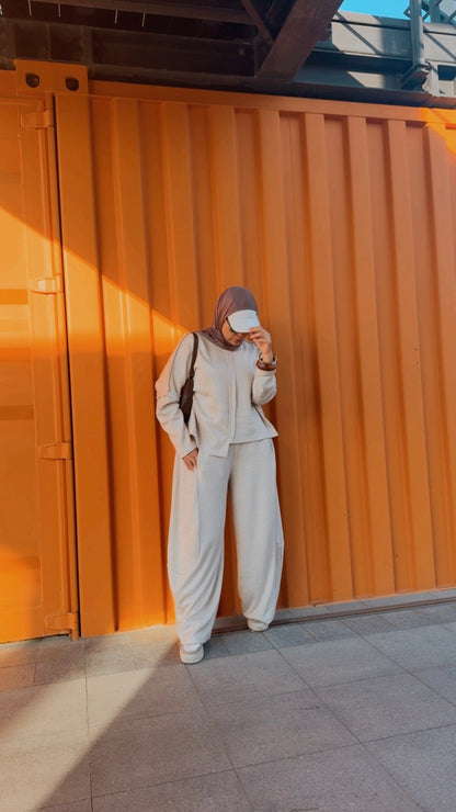 The Cozy Knit Set - Off White